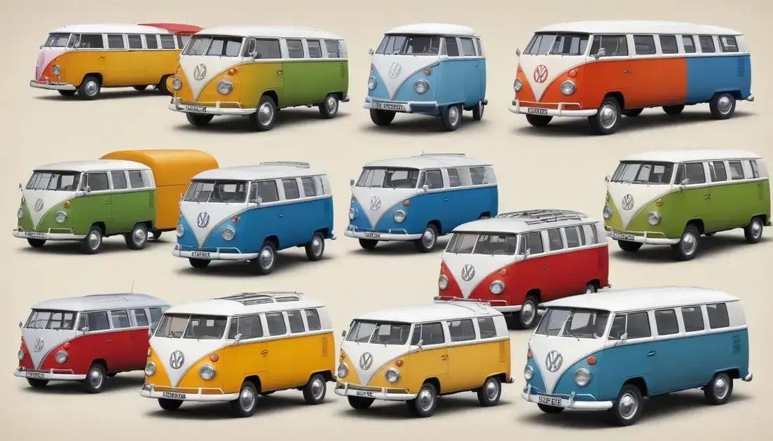 Principais marcos na evolução da Kombi