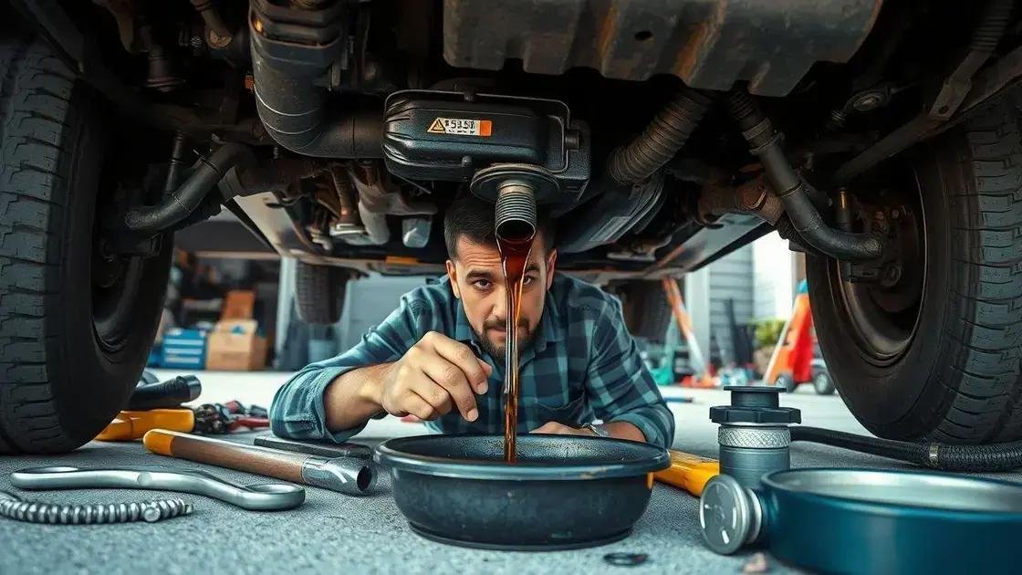 Passo a passo para realizar a troca de óleo em casa Passo a passo para realizar a troca de óleo em casa