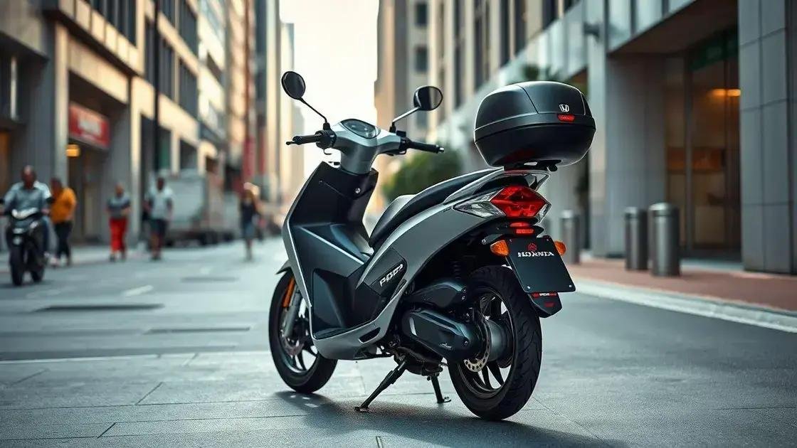 Principais características da Honda Pop 110i