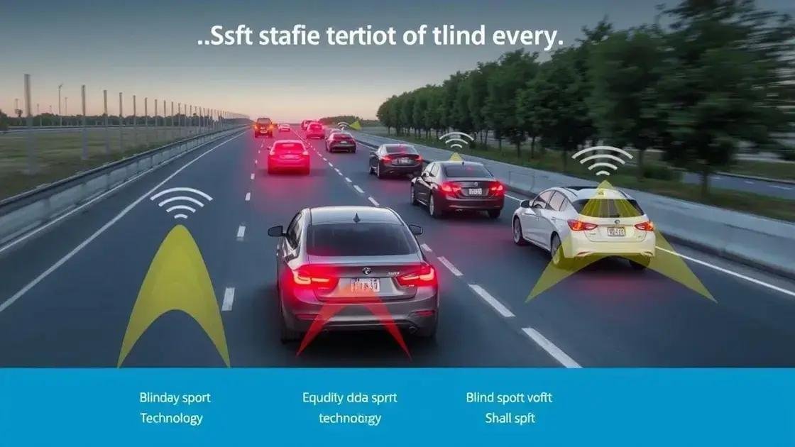 Tecnologias para monitoramento de ponto cego