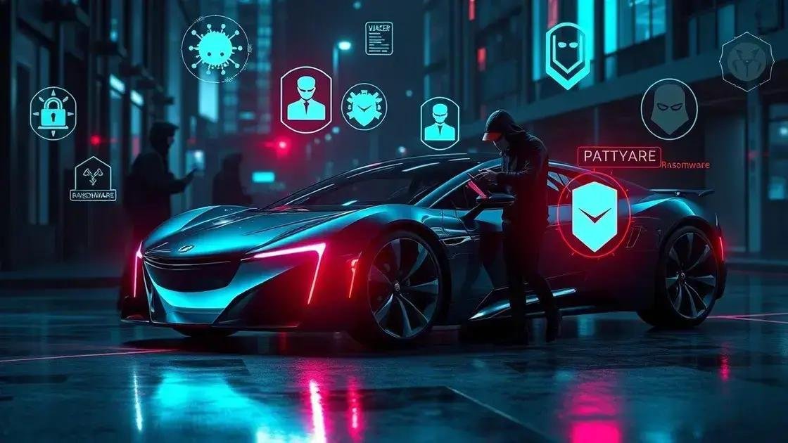 Principais ameaças à cibersegurança dos veículos