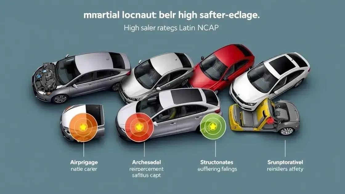 Veículos que se destacaram na avaliação Latin NCAP