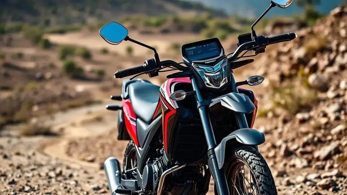 Principais características da Honda NXR 160 Bros