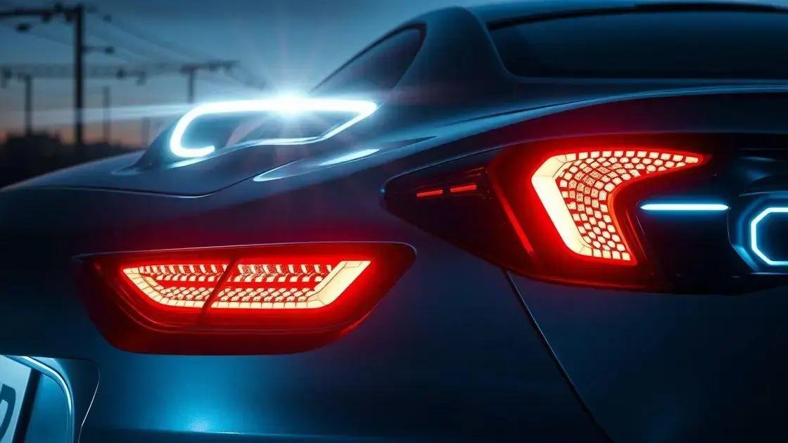 Aplicações da iluminação LED no automotivo