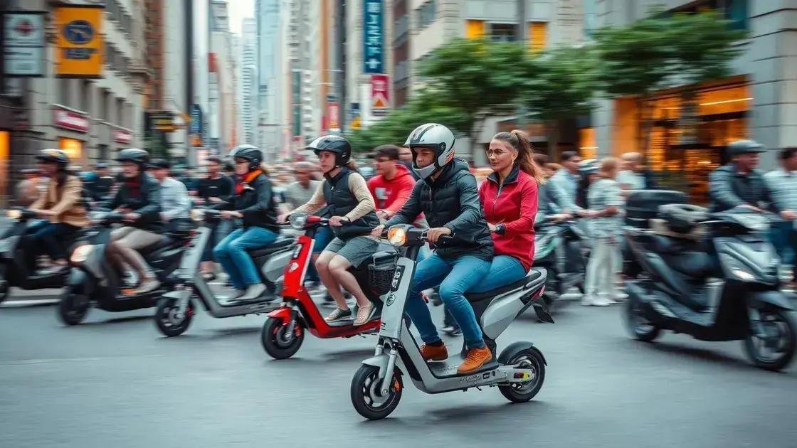 Benefícios dos patinetes elétricos nas cidades