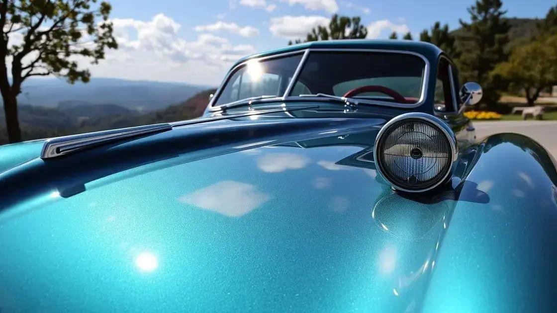 Benefícios de restaurar um carro antigo