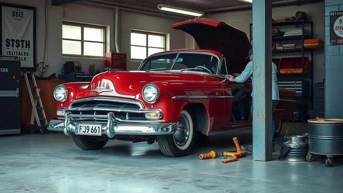 Dicas para manter e valorizar seu carro clássico