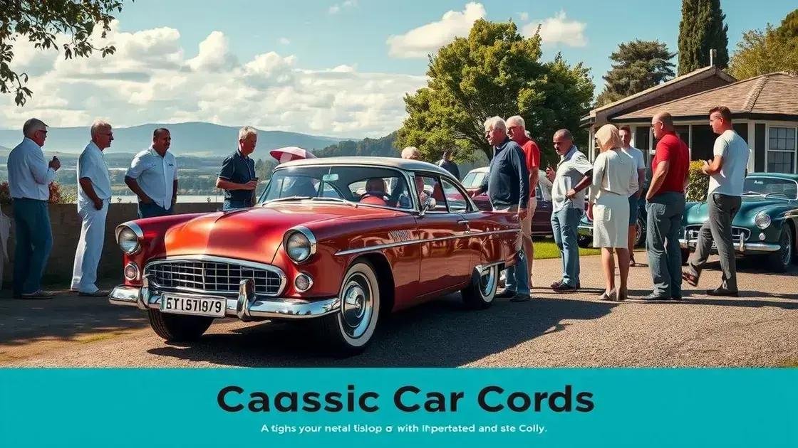 Principais vantagens de ter um carro clássico