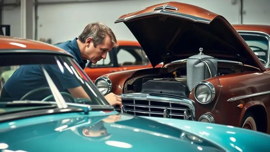 Como avaliar o estado de um carro antigo