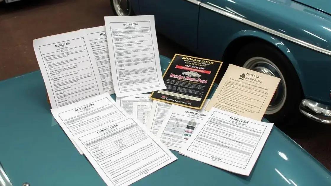 Tipos de documentos necessários