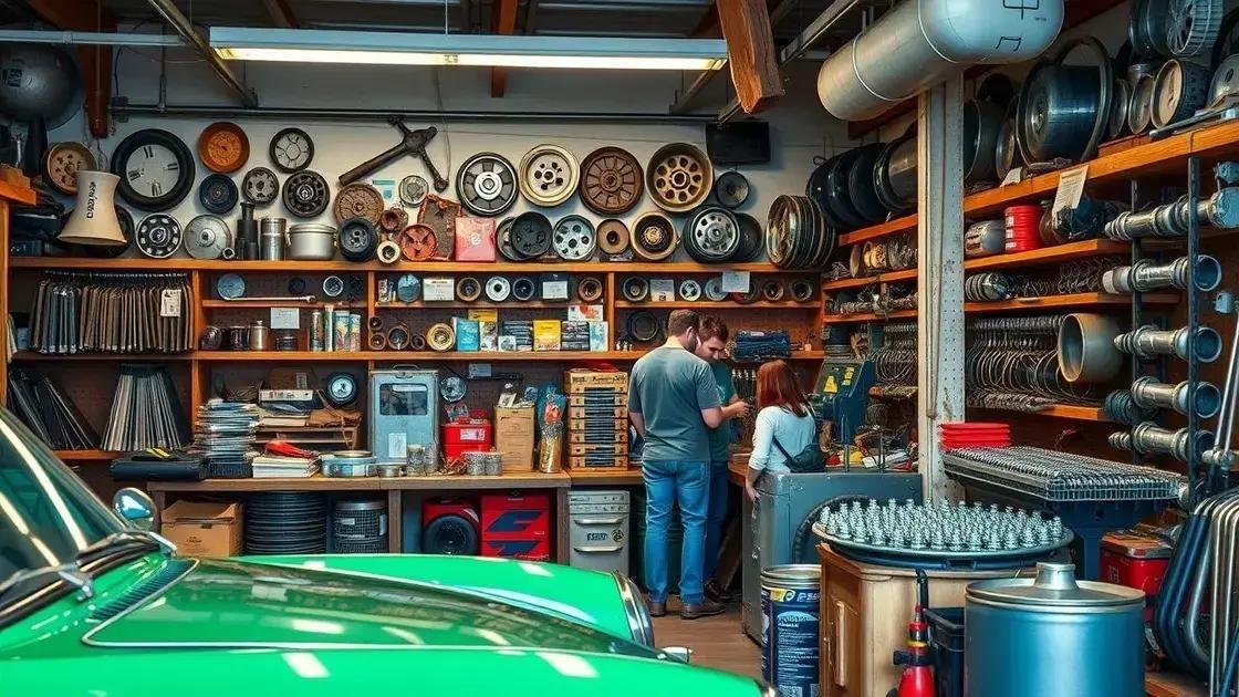 Como encontrar peças de reposição para veículos clássicos