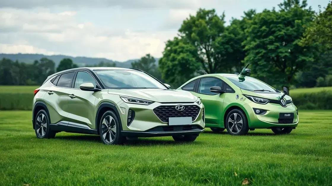 Impacto ambiental de veículos híbridos versus elétricos