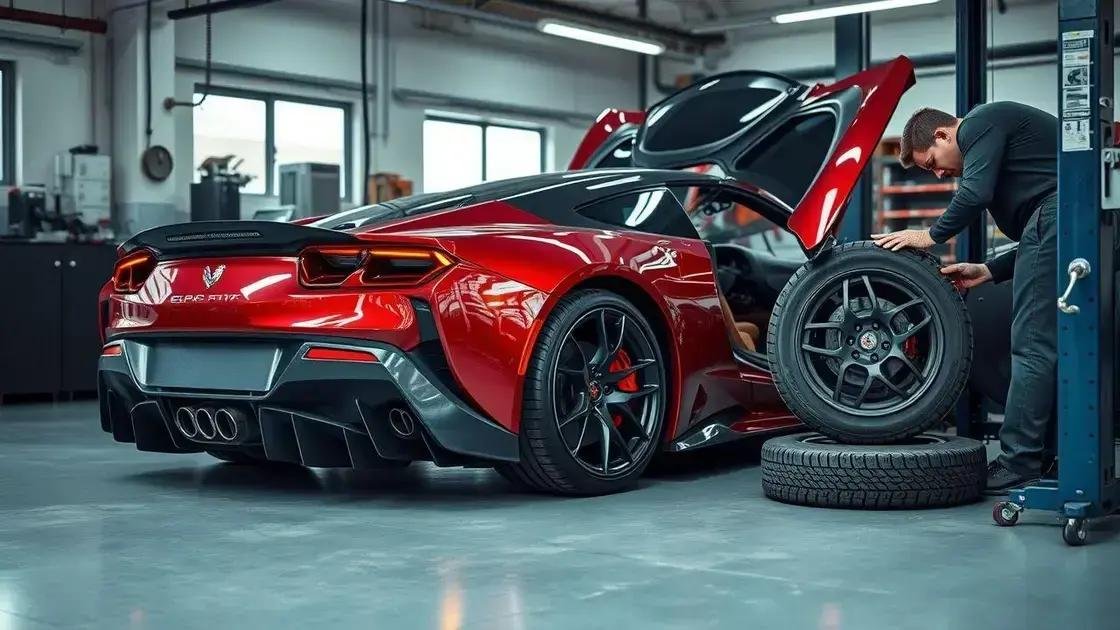 Serviços essenciais para seu carro esportivo