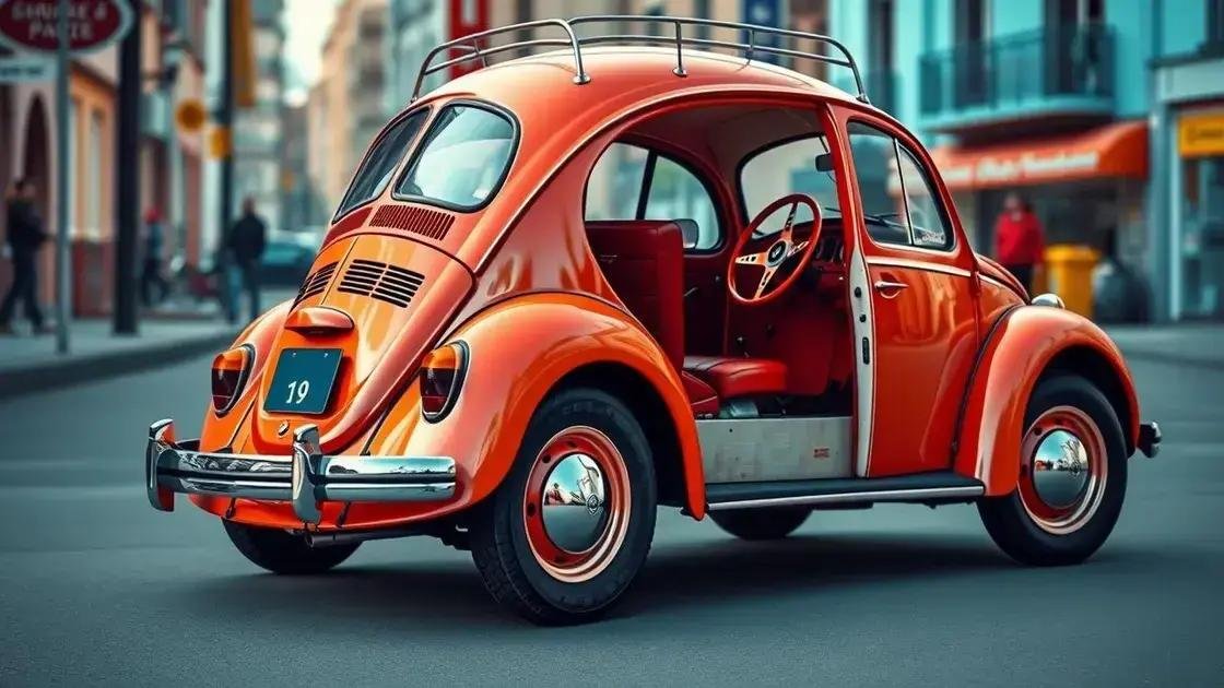 Características marcantes do Fusca