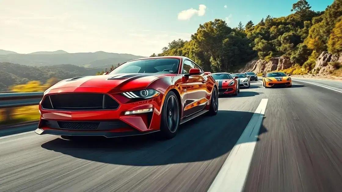 Como o Ford Mustang se destaca entre os esportivos contemporâneos