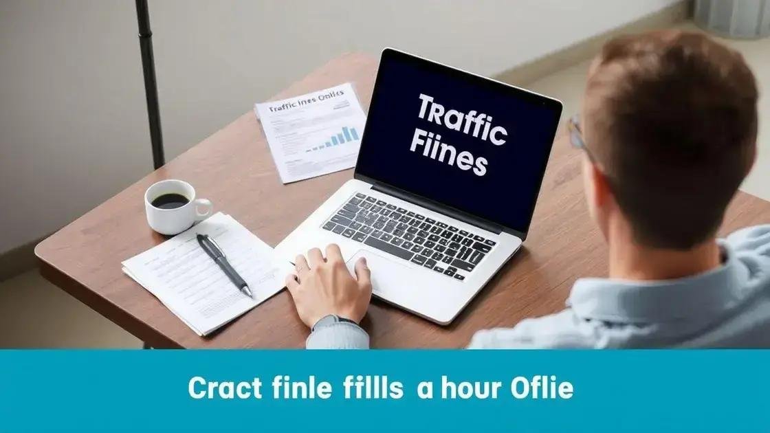 Passo a passo para consultar multas online