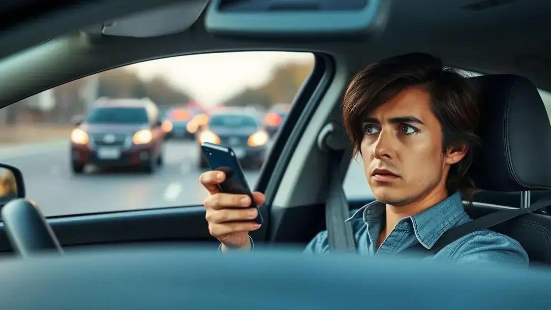 Dirigir com o celular na mão dá multa? Descubra o valor da penalidade