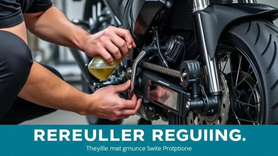 Dicas de manutenção para prolongar a vida útil da sua moto