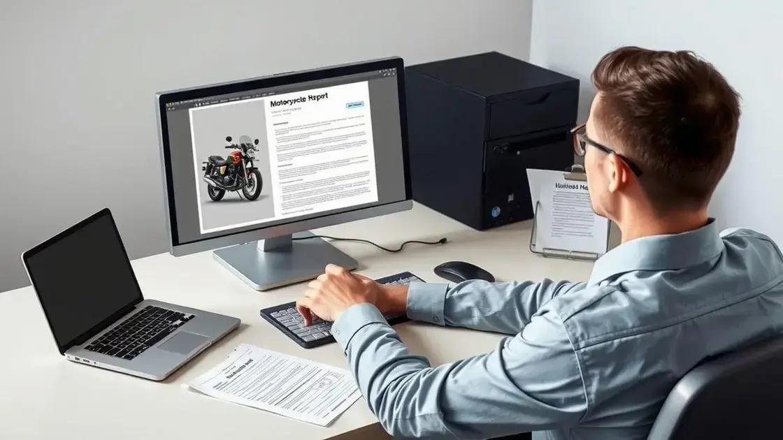 Histórico da moto: importância e como obtê-lo