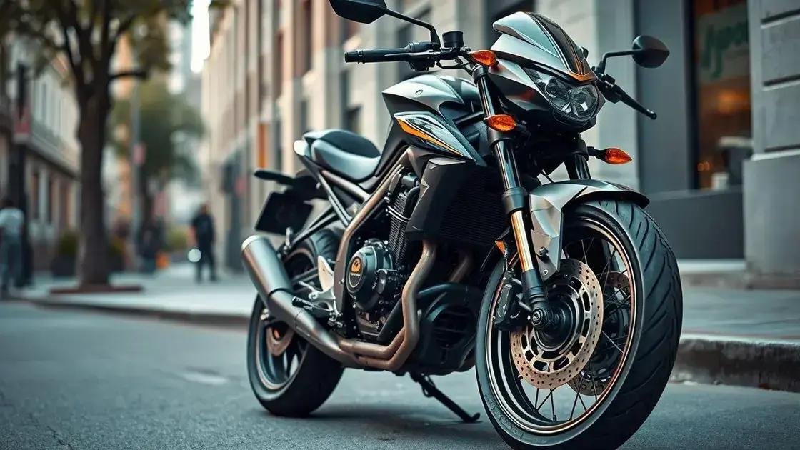 Características de uma moto potente e econômica