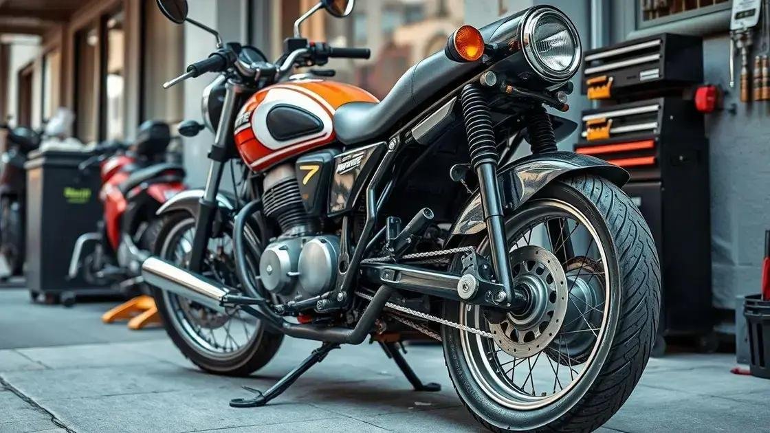 Manutenção e cuidados para motos urbanas