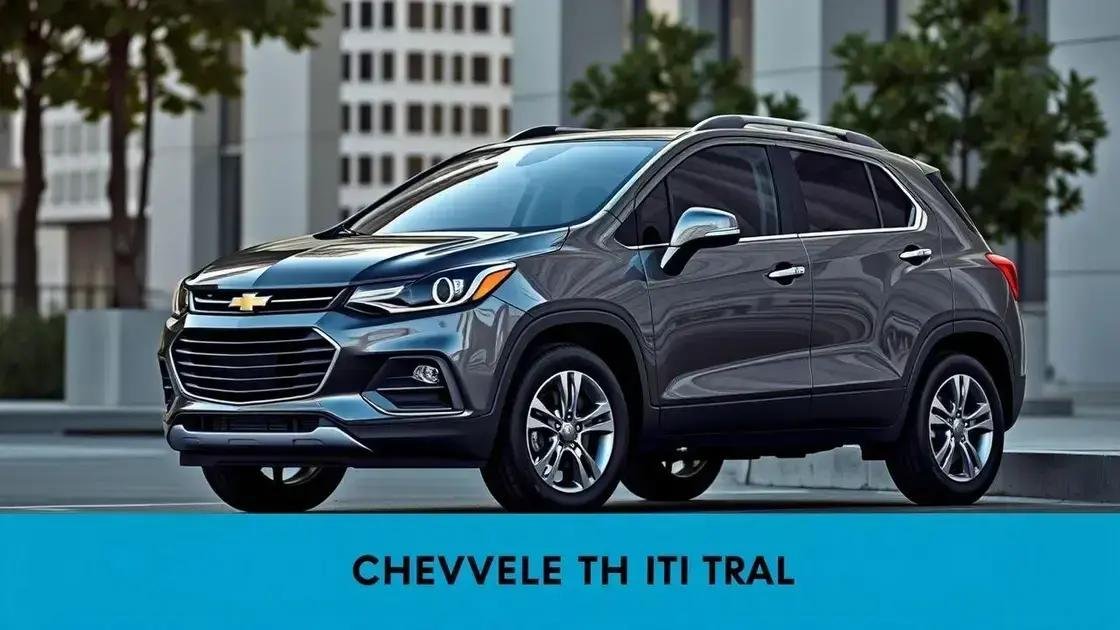 Chevrolet Tracker: Descubra tudo sobre esse SUV que está conquistando o Brasil