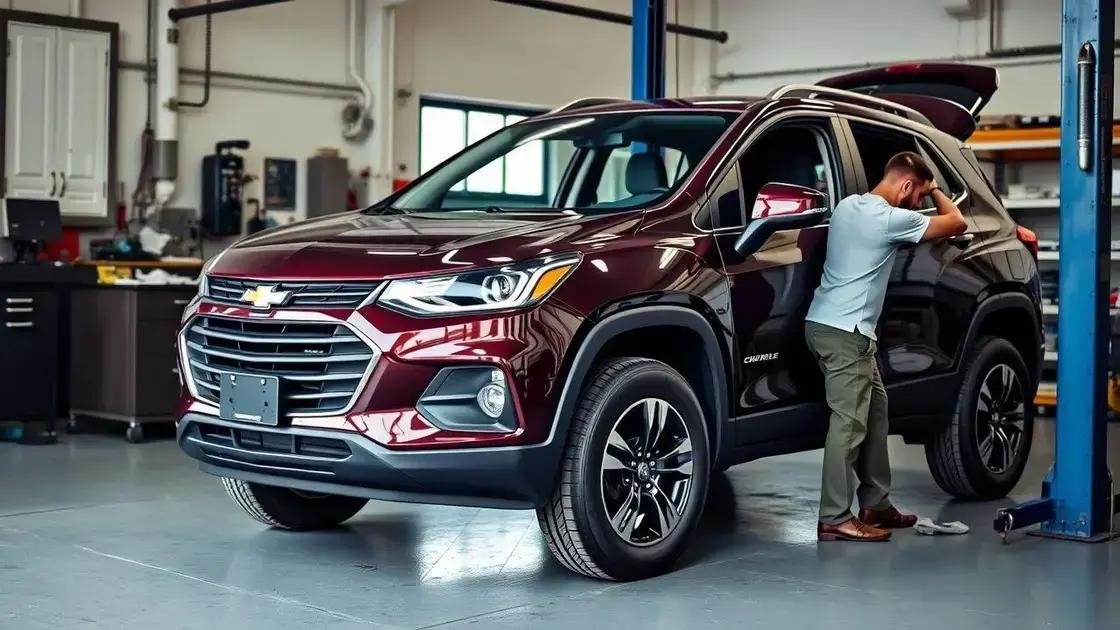 Dicas para manutenção do Chevrolet Tracker