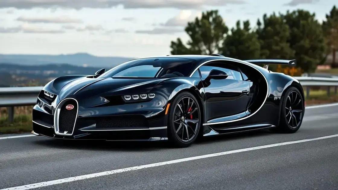 Recordes e curiosidades Bugatti: descubra o que torna esses carros únicos