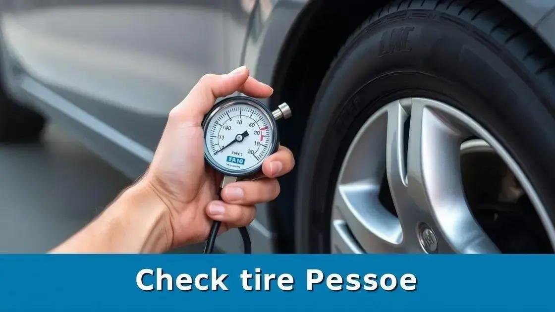 Como saber a pressão ideal para seus pneus