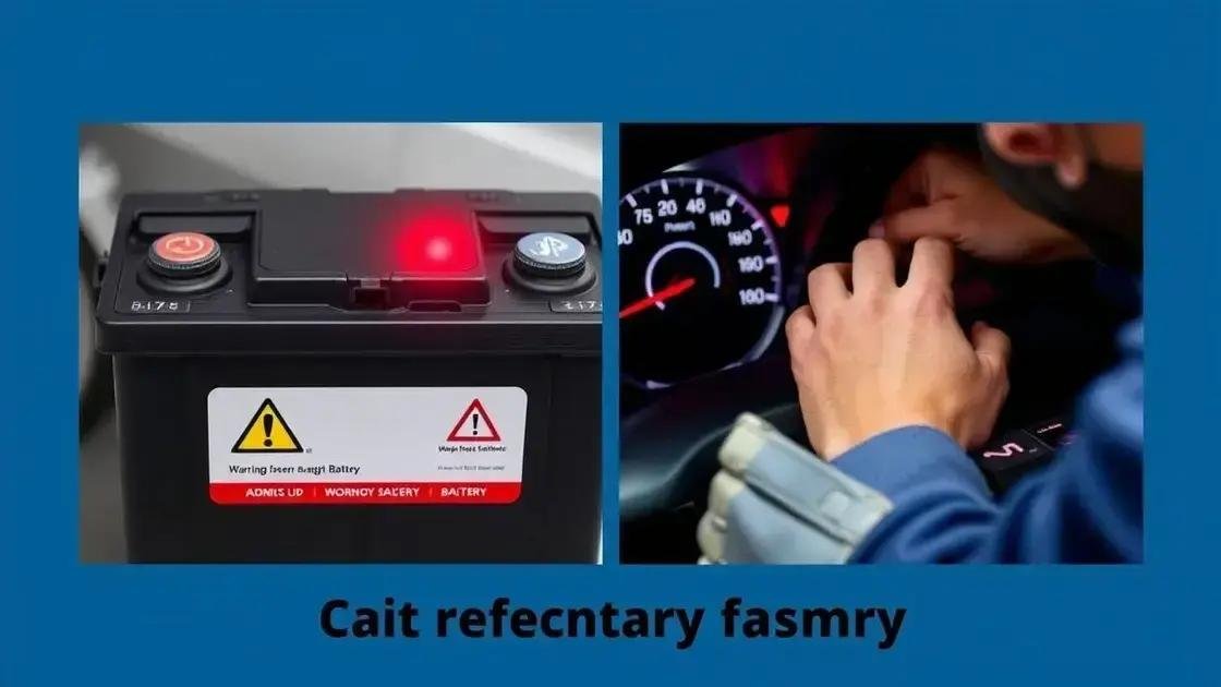 Sinais de que sua bateria precisa de atenção