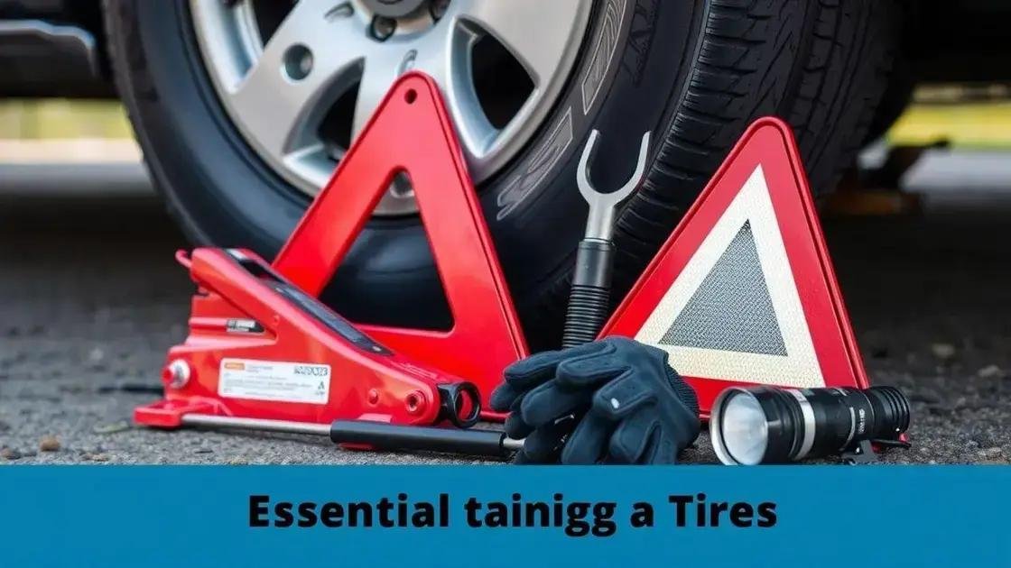 Ferramentas essenciais para uma troca de pneu eficiente