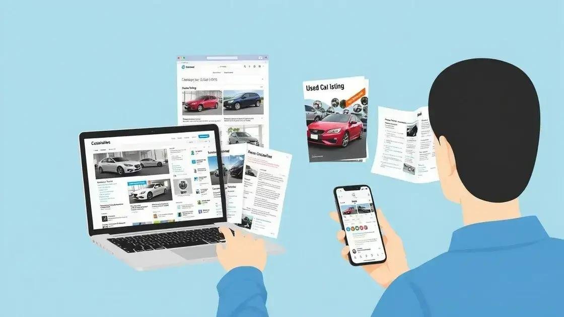 Onde encontrar ofertas de carros usados?