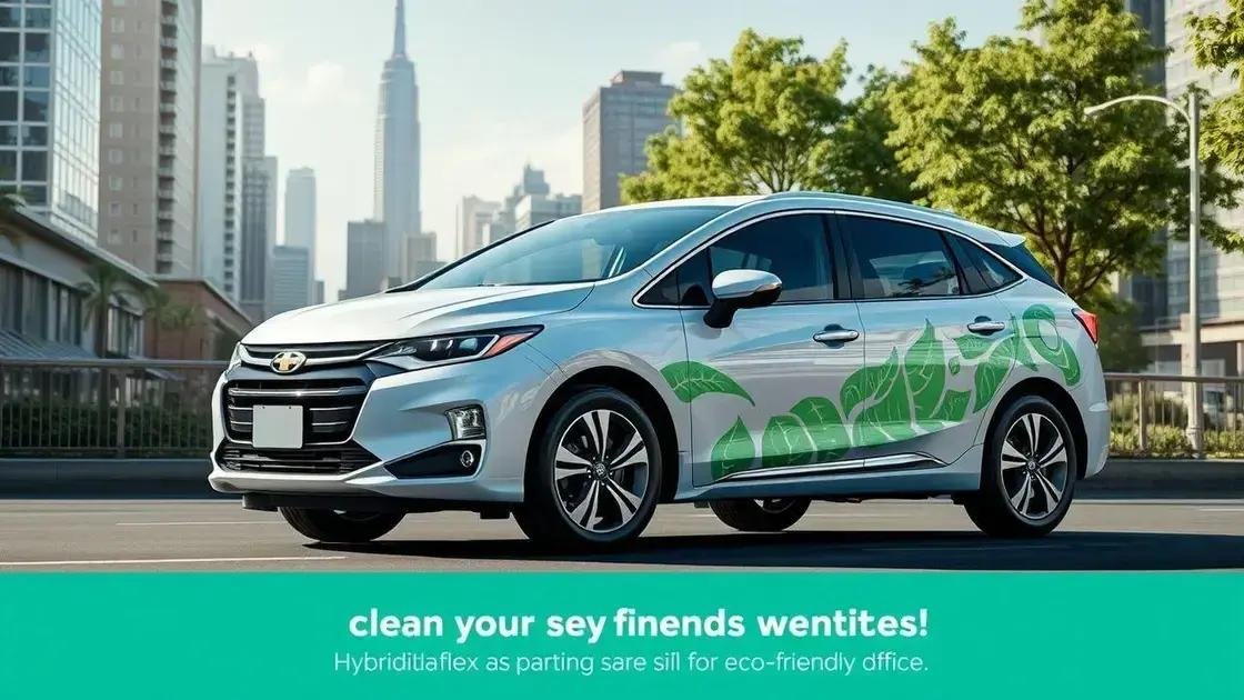 Vantagens dos veículos híbridos flex