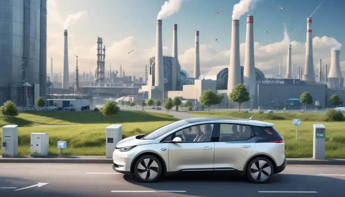 Impacto ambiental e comparação prática com veículos a combustão Impacto ambiental e comparação prática com veículos a combustão