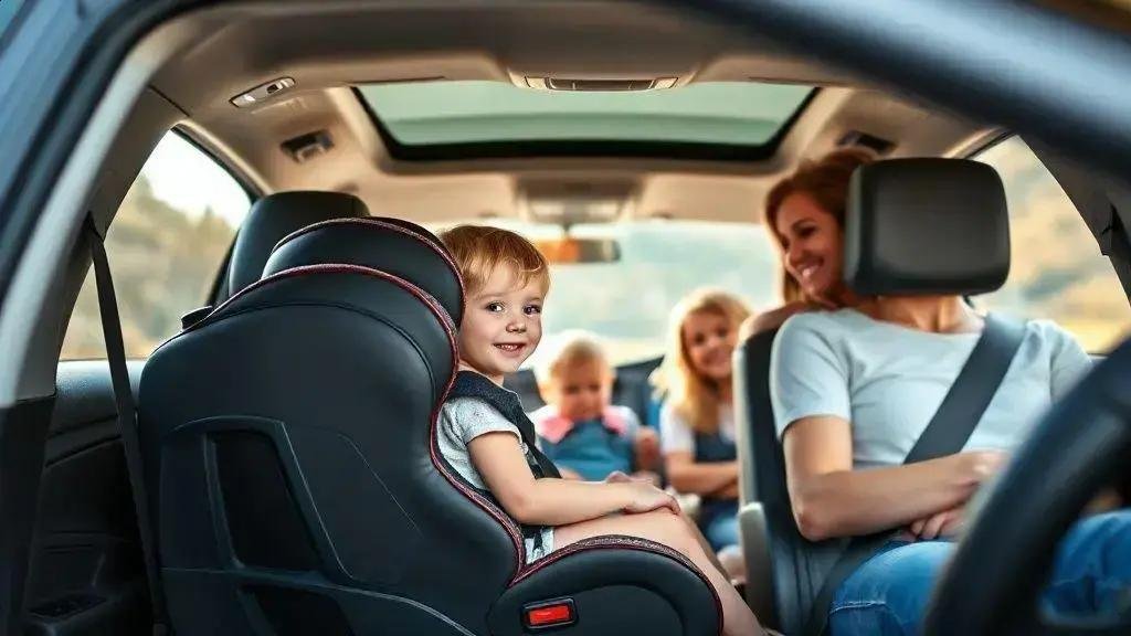 Quais as regras para transporte de crianças no carro em 2025? Descubra tudo!